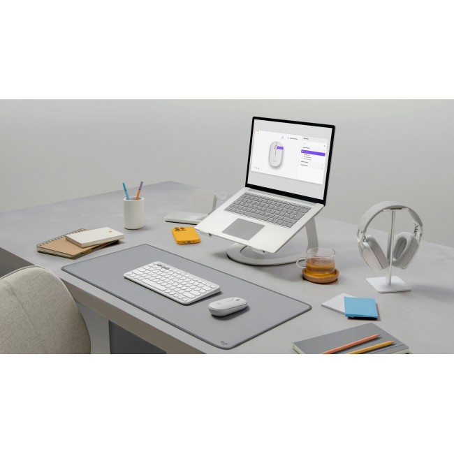 Logitech Pebble 2 M350s mouse Travel Ambidextrous RF Wireless + Bluetooth Optical 4000 DPI