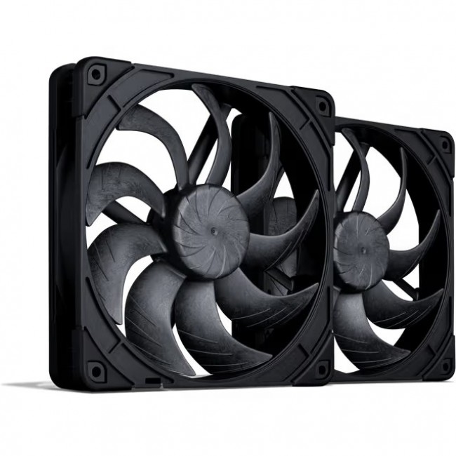 Noctua NF-A14x25 G2 PWM Sx2-PP chromax.black Next-gen black 140mm dual fan set