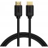 Baseus CAKGQJ01 HDMI cable 2 m HDMI Type A (Standard) Black, Silver