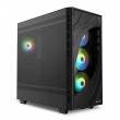 Sharkoon REBEL C80M RGB Midi Tower Black