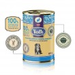 FOLK Delicate meal for puppies with rabbit mono - wet dog food - 400g
