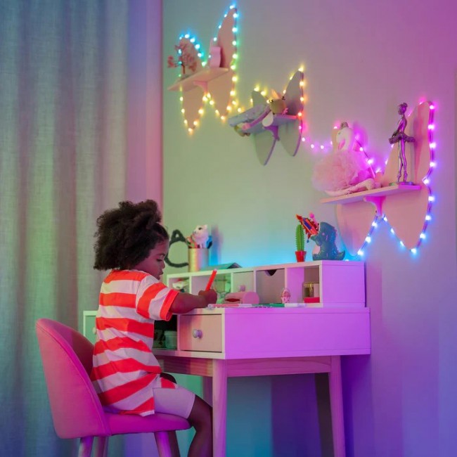 Twinkly Candies LED Christmas tree lights TWKP100RGB-T 6 m 100 pearl-shaped lights Twinkly Candies LED Christmas tree lights TWKP100RGB-T 6 m 100 pearl-shaped lights