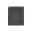 Lanberg WF03-5312-10B rack cabinet 12U Wall mounted rack Black