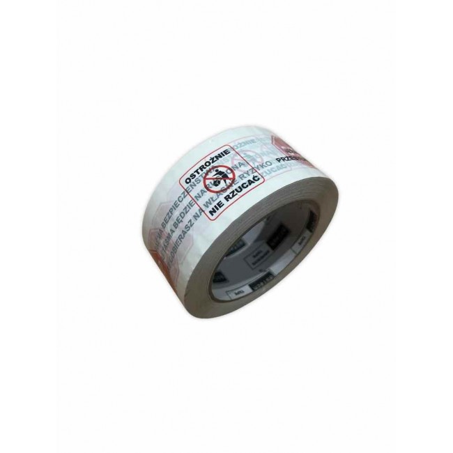 BSTech printed adhesive tape 48 mm x 100 m STOP safety tape 6 pcs.