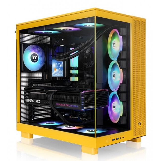 Thermaltake View 380 XL TG ARGB Midi Tower Yellow Thermaltake View 380 XL TG ARGB Midi Tower Yellow