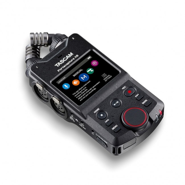 Tascam Portacapture X6 - portable, high resolution multi-track recorder Tascam Portacapture X6 - portable, high resolution multi-track recorder