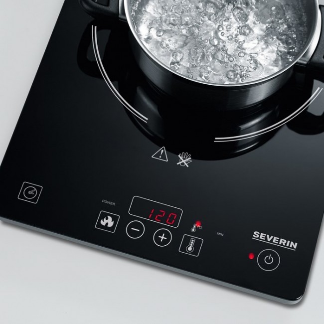 Severin KP 1071 hob Black Countertop Zone induction hob 1 zone(s) Severin KP 1071 hob Black Countertop Zone induction hob 1 zone(s)