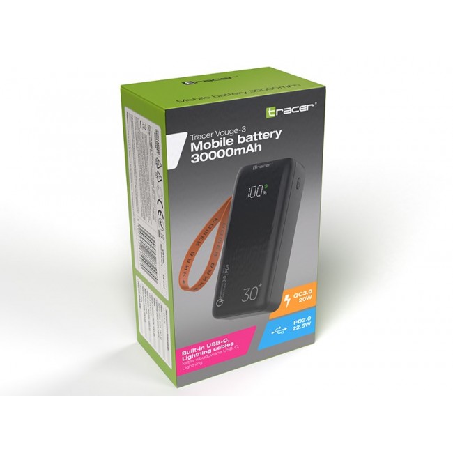 Tracer Vouge-3 30000 mAh Black Tracer Vouge-3 30000 mAh Black