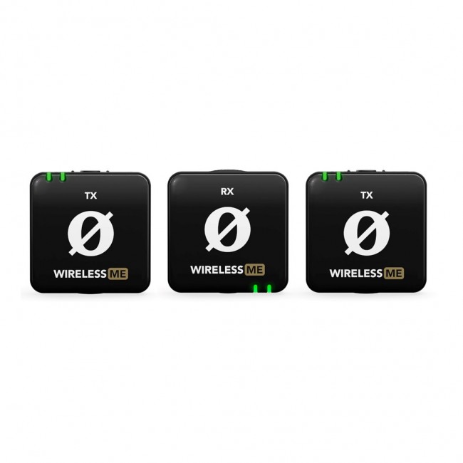 R DE Wireless ME Dual - compact wireless microphone system with two transmitters for two-channel recording