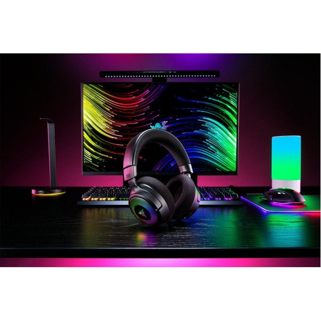 Razer Kraken V4 Headset Wireless Head-band Gaming USB Type-A Bluetooth Black Razer Kraken V4 Headset Wireless Head-band Gaming USB Type-A Bluetooth Black