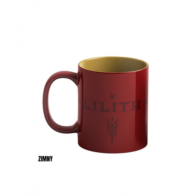 Heat Reveal Mug Good Loot Diablo IV - Lilith's Blood 480 ml Burgundy