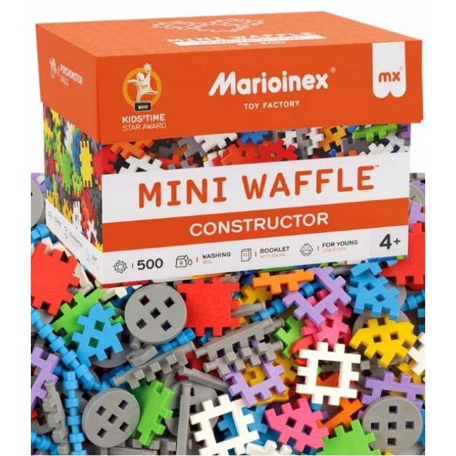 MARIOINEX Mini Waffle Building Blocks Constructor, 500 pieces