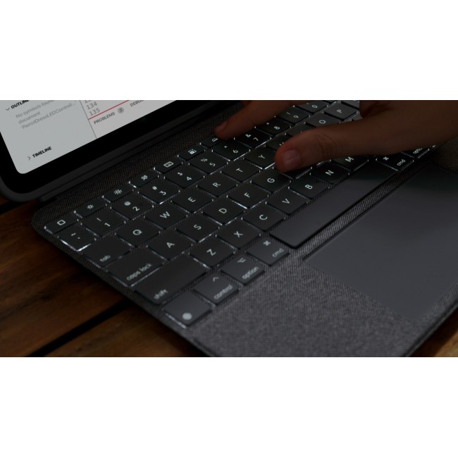 Logitech Combo Touch QWERTY US International Smart Connector Gray Logitech Combo Touch QWERTY US International Smart Connector Gray