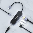 UNITEK uHUB H6 Wired USB 3.2 Gen 1 (3.1 Gen 1) Type-C Black, Grey