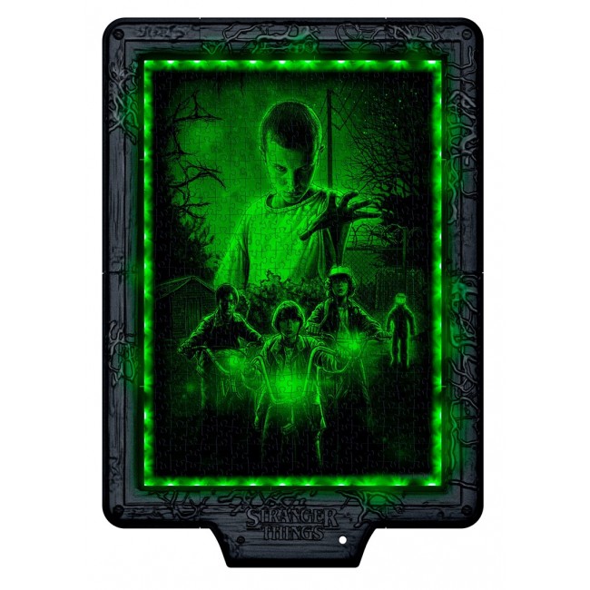 Clementoni The Metamorphic Art Collection - Stranger Things Jigsaw puzzle 520 pc(s) Television/films Clementoni The Metamorphic Art Collection - Stranger Things Jigsaw puzzle 520 pc(s) Television/films