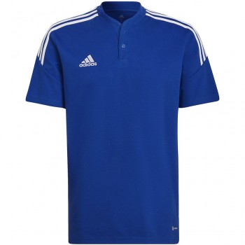 adidas Condivo 22 Polo blue t-shirt HG6307 S