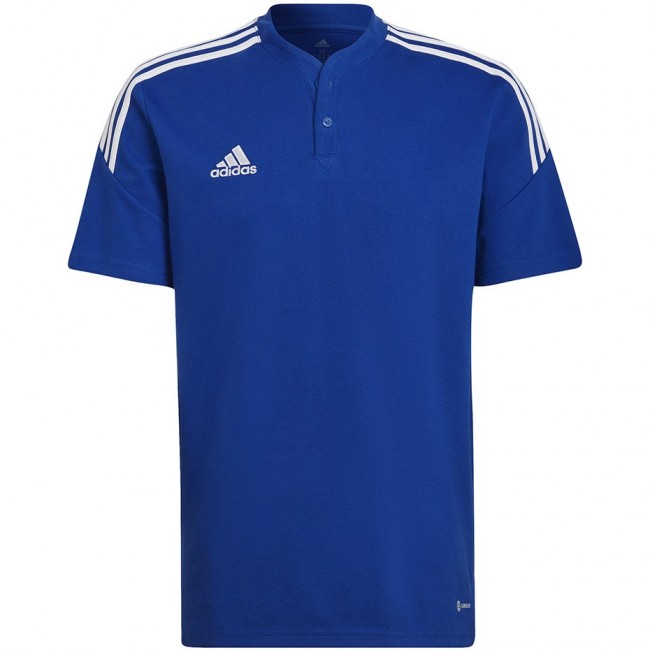 adidas Condivo 22 Polo blue t-shirt HG6307 S