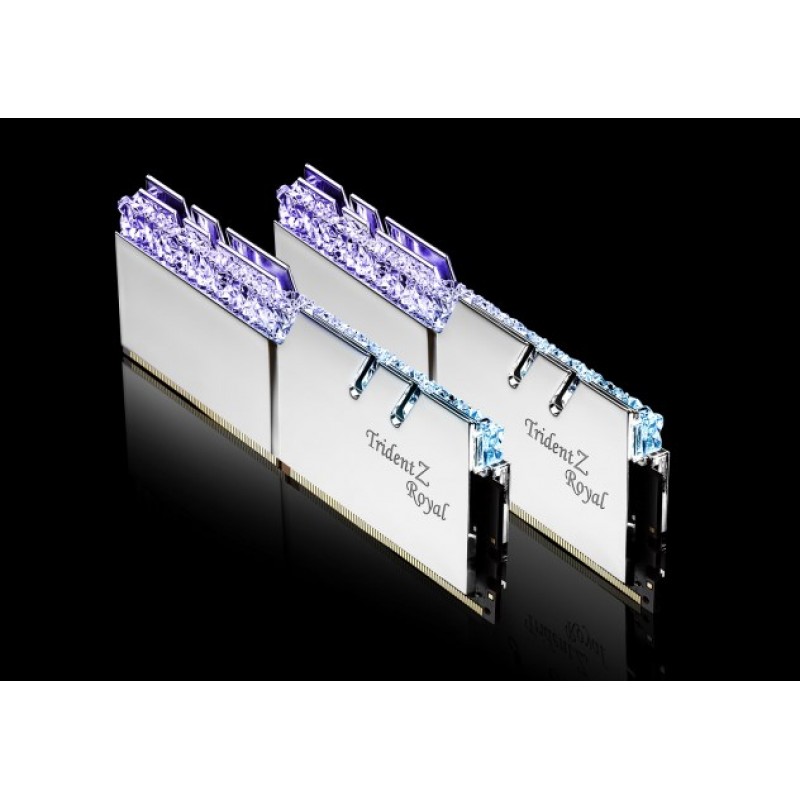 G.Skill Trident Z Royal F4-3200C16D-32GTRS memory module 32 GB 2 x 16 GB DDR4 3200 MHz G.Skill Trident Z Royal F4-3200C16D-32GTRS memory module 32 GB 2 x 16 GB DDR4 3200 MHz