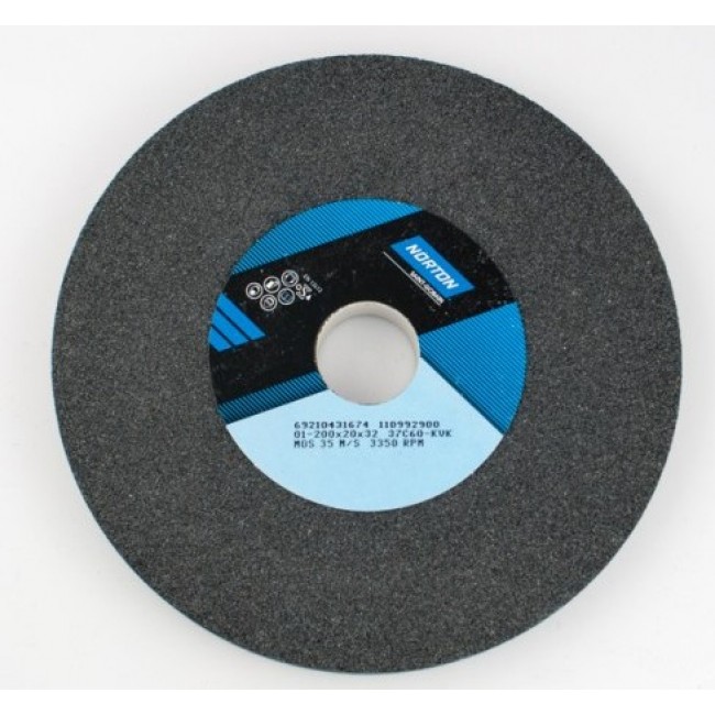 NORTON GRINDING WHEEL-01 200mm x 20mm x 32mm 37C60K6VK.