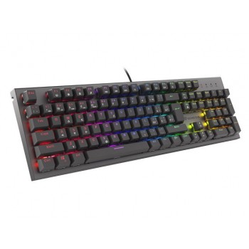 KLAWIATURA DLA GRACZY GENESIS THOR 303 CZ/SK POD WIETLENIE RGB MECHANICZNA RED CZARNA SWITCH HOT SWA
