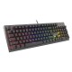 KLAWIATURA DLA GRACZY GENESIS THOR 303 CZ/SK POD WIETLENIE RGB MECHANICZNA RED CZARNA SWITCH HOT SWA