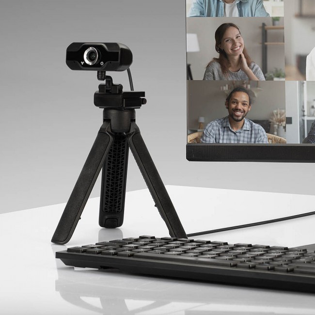 Lindy Full HD 1080p Webcam with Microphone Lindy Full HD 1080p Webcam with Microphone