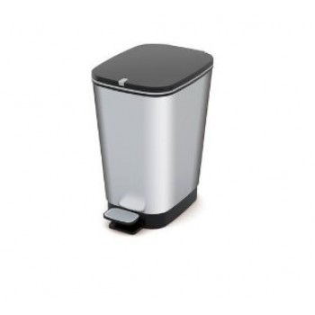 KIS 8071800 1783 waste container Rectangular Black, Stainless steel