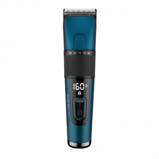 BaByliss Japanese Steel Digital Hair Clipper Black, Teal 45 Lithium-Ion (Li-Ion)