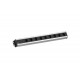Bachmann 300.001 power extension 2 m 9 AC outlet(s) Indoor Black, Grey
