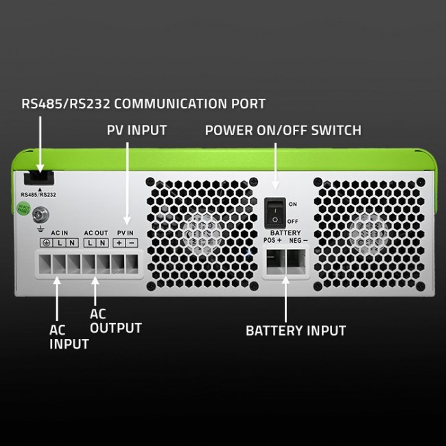 Hybrid solar inverter Off-Grid 3500W, Wi-fi Hybrid solar inverter Off-Grid 3500W, Wi-fi