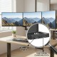 Maclean MC-811 Monitor Bracket Desk Mount Holder For 3 LCD LED Monitors USB 17'' - 27