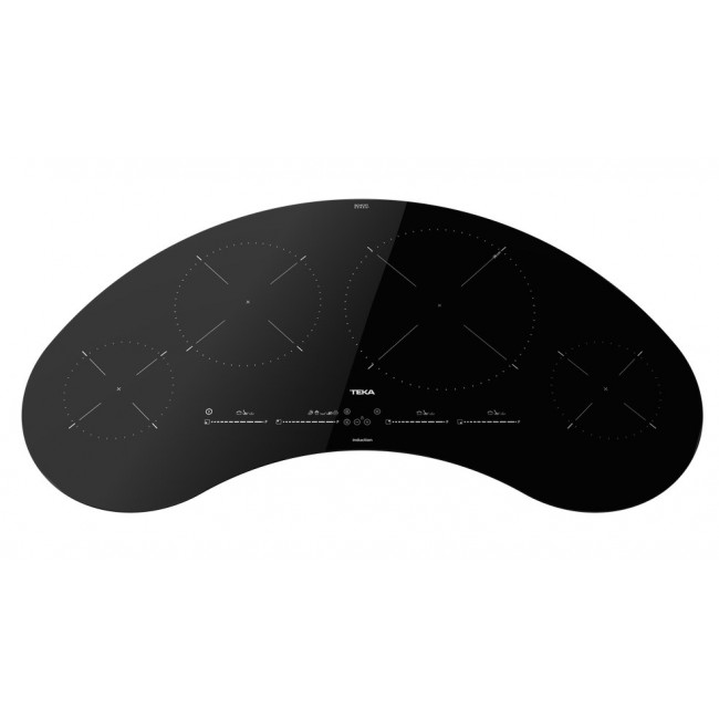 Teka IKC 94628 MST BK Black Built-in 95 cm Zone induction hob 4 zone(s)