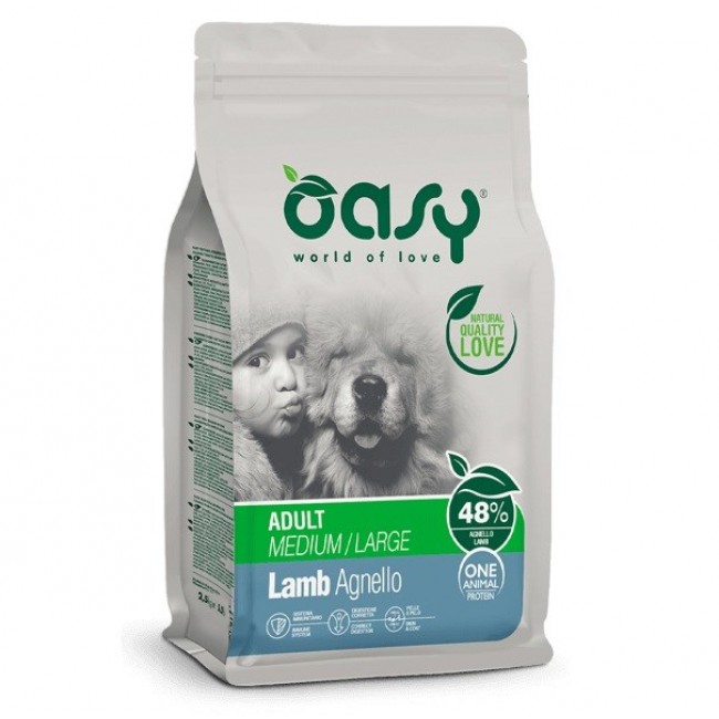 OASY One animal protein Medium & Large Lamb Mono - dry dog food - 10kg