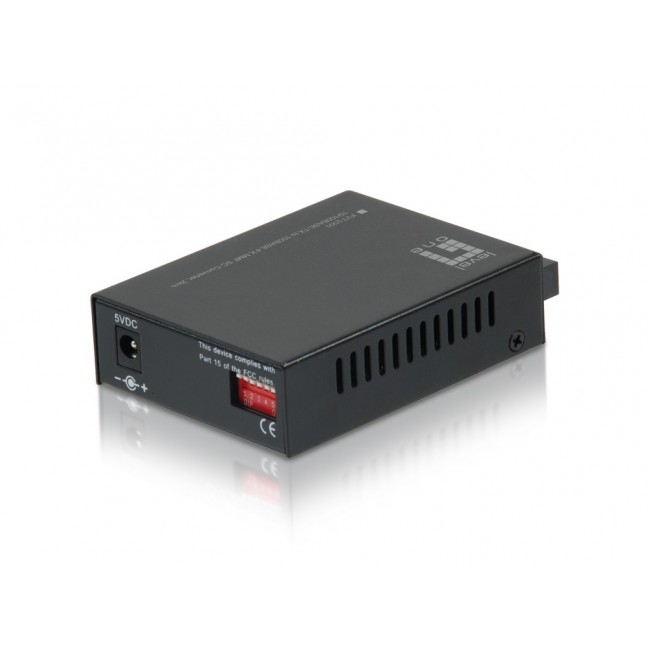 LevelOne RJ45 to SC Fast Ethernet Media Converter, Multi-Mode Fiber, 2km