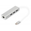 Digitus USB Type-CTM 3-Port Hub + Gigabit Ethernet