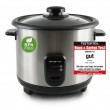 Emerio RCE-110118 rice cooker 1.5 L 500 W Black, Stainless steel