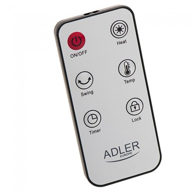 Adler AD 7738 electric space heater Indoor White 2000 W Fan electric space heater