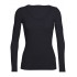 Icebreaker 103194001 XS shirt/top T-shirt Scoop neckline Long sleeve Lycra, Merino wool, Nylon