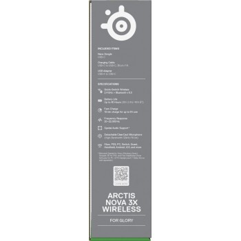 Steelseries Arctis Nova 3X Wireless, Black