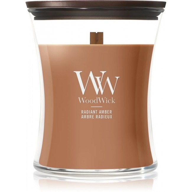 Scented Candle, Ellipse WOODWICK Radiant Amber 275 g, 1 piece Scented Candle, Ellipse WOODWICK Radiant Amber 275 g, 1 piece