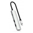 Satechi ST-P4SS interface hub USB Type-C 10000 Mbit/s Silver