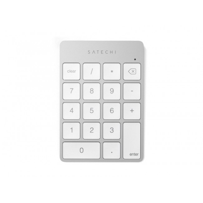 Satechi ALUMINUM RECHARGEABLE BT KEYPAD SILV. GR Numeric Bluetooth Silver Satechi ALUMINUM RECHARGEABLE BT KEYPAD SILV. GR Numeric Bluetooth Silver