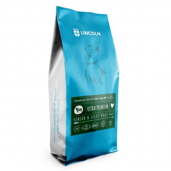 LINCOLN Ultra premium Senior Beef with rice - dry dog food - 12kg