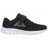 Kappa Follow K Kids Shoes Black-White 260604K 1110 25