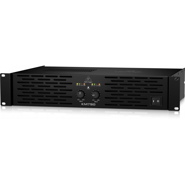 Behringer KM750 audio amplifier 2.1 channels Black Behringer KM750 audio amplifier 2.1 channels Black