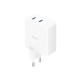 Havit UC45 EU - GaN 45 W dual-port travel charger, black Havit UC45 EU - GaN 45 W dual-port travel charger, black