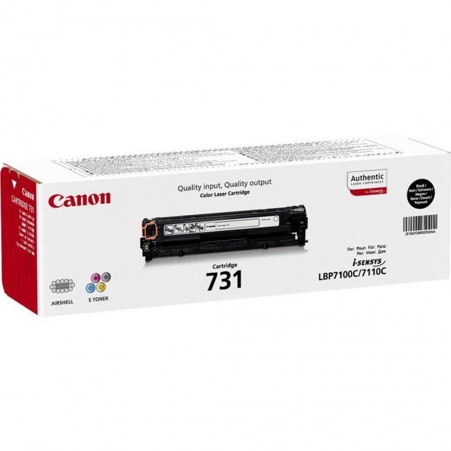 Canon CRG-731 6272B002 Toner Cartridge Black Canon CRG-731 6272B002 Toner Cartridge Black