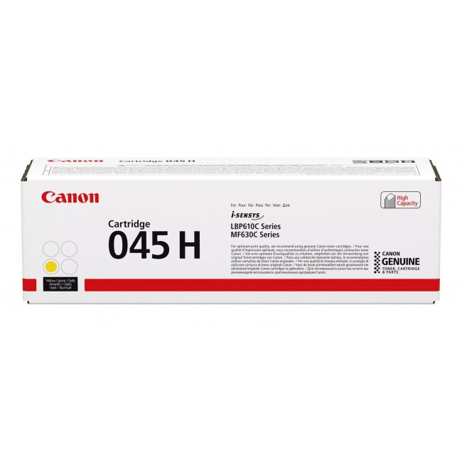 Canon 045 H toner cartridge 1 pc(s) Original Yellow Canon 045 H toner cartridge 1 pc(s) Original Yellow