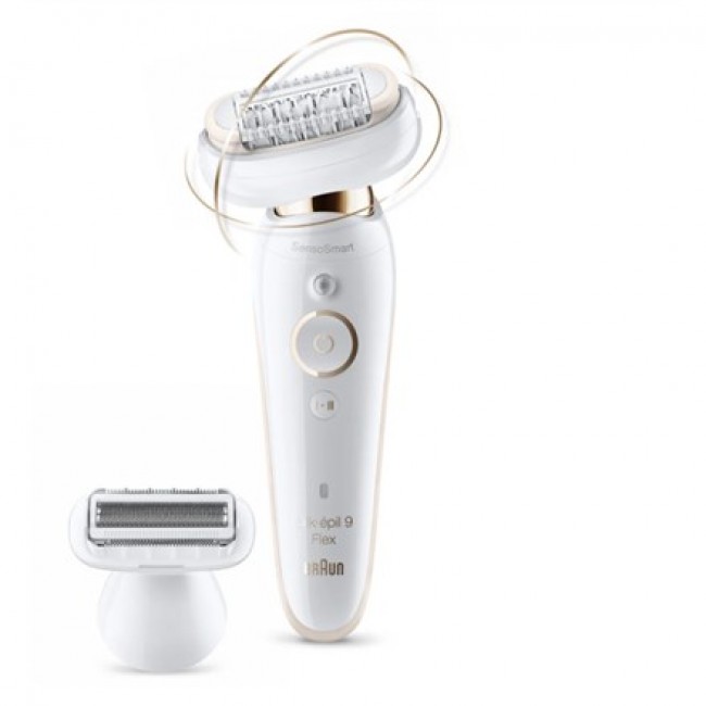 Braun | Silk-epil 9 Flex SES9002 | Epilator | Operating time (max) 40 min | Bulb lifetime (flashes) Not applicable | Number of power levels 2 | Wet & Dry | White/Gold Braun | Silk-epil 9 Flex SES9002 | Epilator | Operating time (max) 40 min | Bulb lifetime (flashes) Not applicable | Number of power levels 2 | Wet & Dry | White/Gold