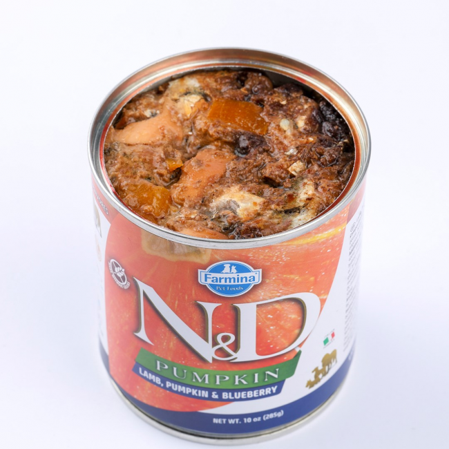FARMINA N&D DOG LAMB&PUMPKIN&BLUEBERRY ADULT 285g FARMINA N&D DOG LAMB&PUMPKIN&BLUEBERRY ADULT 285g